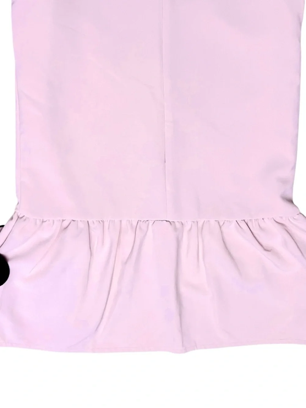 Victoria Beckham x Target Dress Dusty Pink Black/Floral/Pockets Ruffle Sz XL NEW